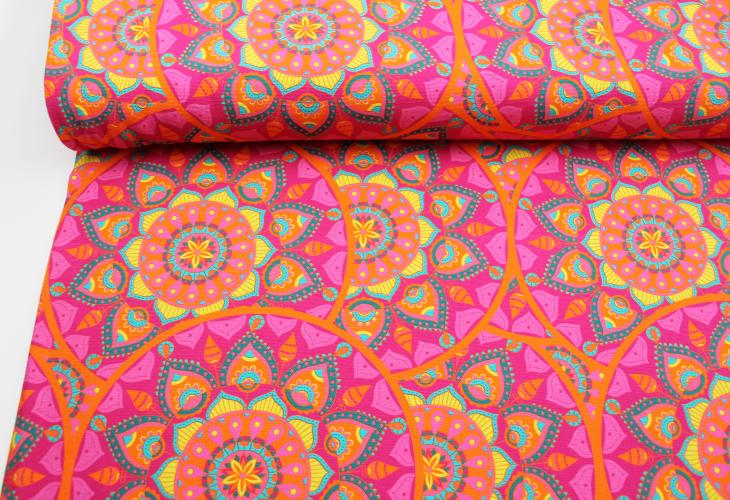 Canvas „Mandala" pink